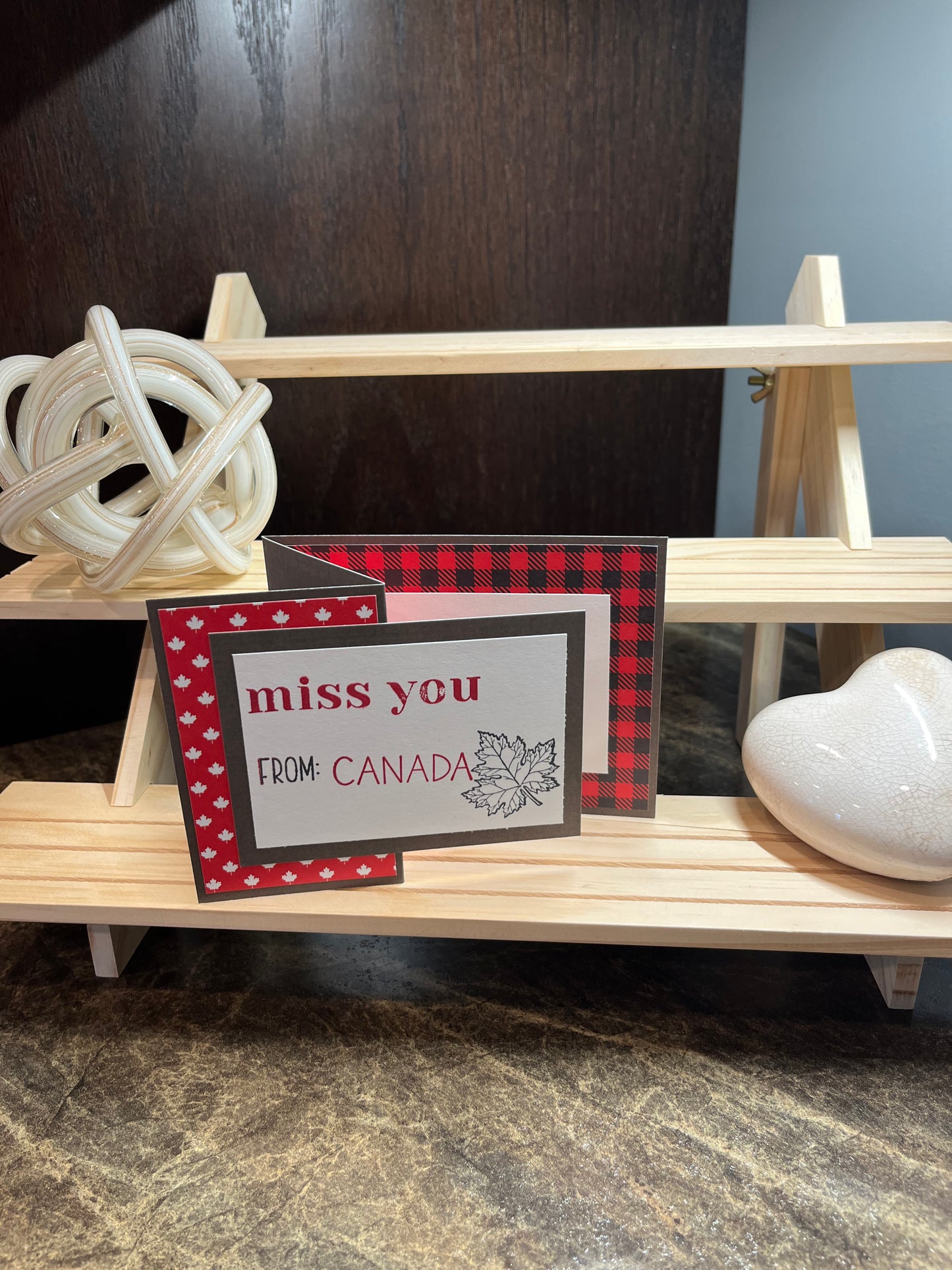 Miss You From Canada Card